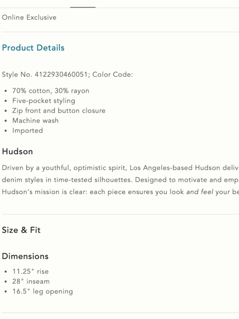 Hudson REMI jean - Picture 14 of 14